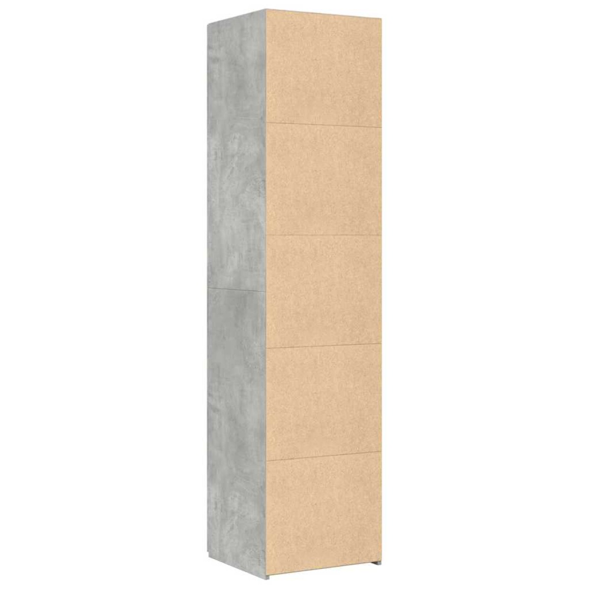 vidaXL Ντουλάπι Γκρι Σκυροδέματος 45x42,5x185 εκ. Επεξεργασμένο Ξύλο