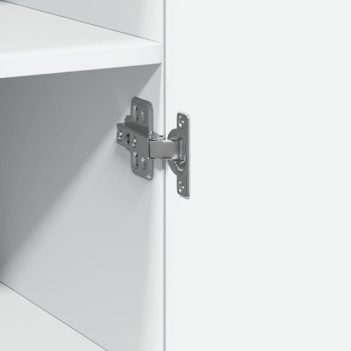 vidaXL Ντουλάπι Λευκό 50x42,5x185 εκ. από Επεξεργασμένο Ξύλο