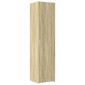 vidaXL Ντουλάπι Sonoma Δρυς 50x42,5x185 εκ. από Επεξεργασμένο Ξύλο