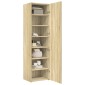 vidaXL Ντουλάπι Sonoma Δρυς 50x42,5x185 εκ. από Επεξεργασμένο Ξύλο