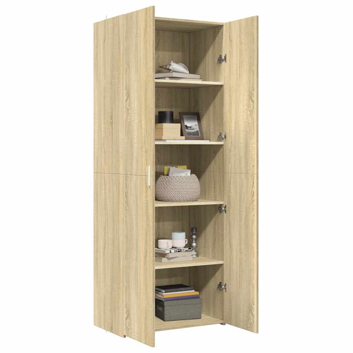 vidaXL Ντουλάπι Sonoma Δρυς 70x42,5x185 εκ. από Επεξεργασμένο Ξύλο