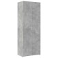 vidaXL Ντουλάπι Γκρι Σκυροδέματος 70x42,5x185 εκ. Επεξεργασμένο Ξύλο