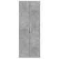 vidaXL Ντουλάπι Γκρι Σκυροδέματος 70x42,5x185 εκ. Επεξεργασμένο Ξύλο