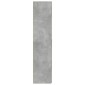 vidaXL Ντουλάπι Γκρι Σκυροδέματος 70x42,5x185 εκ. Επεξεργασμένο Ξύλο