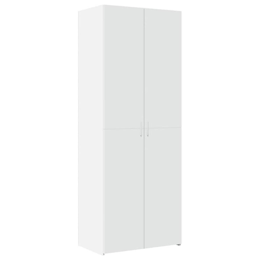 vidaXL Ντουλάπι Λευκό 70x42,5x185 εκ. Επεξεργασμένο Ξύλο