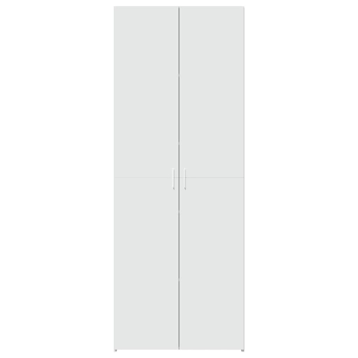 vidaXL Ντουλάπι Λευκό 70x42,5x185 εκ. Επεξεργασμένο Ξύλο