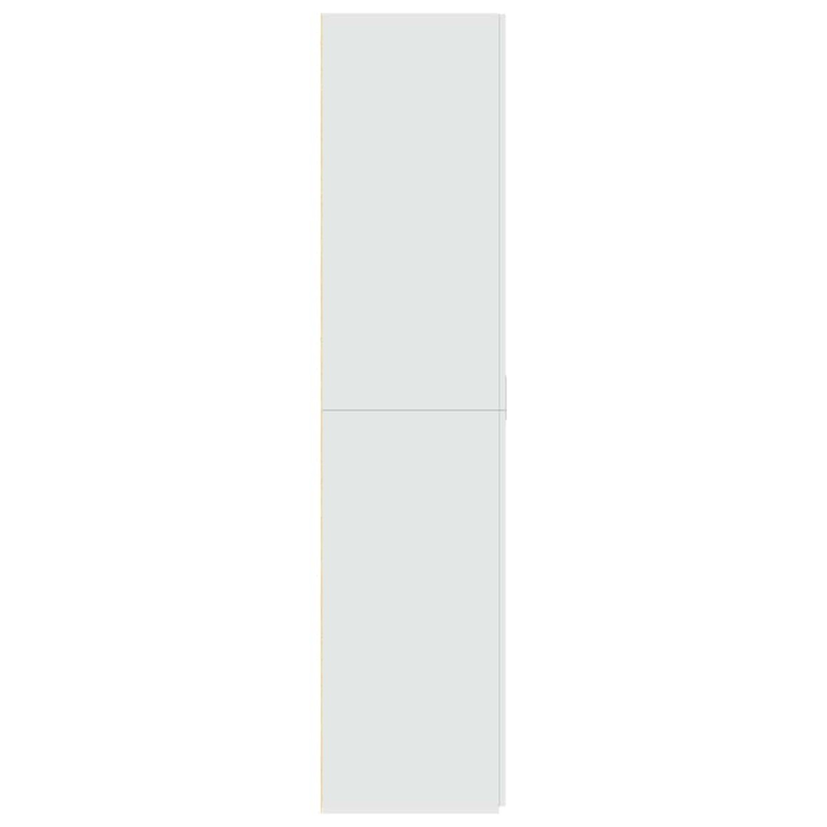 vidaXL Ντουλάπι Λευκό 70x42,5x185 εκ. Επεξεργασμένο Ξύλο
