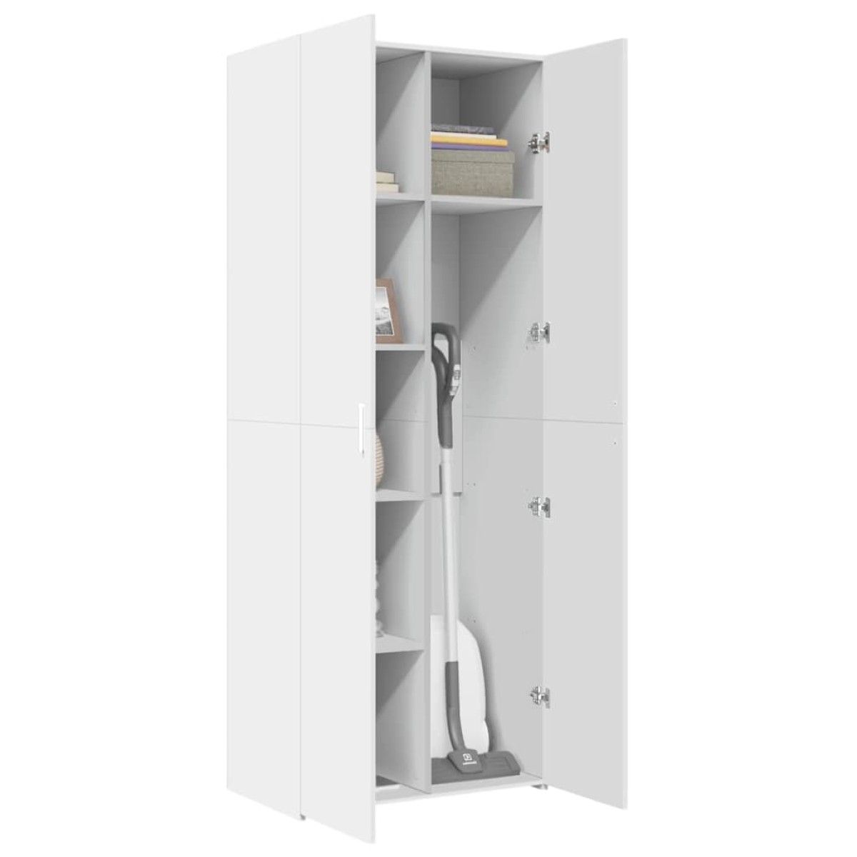 vidaXL Ντουλάπι Λευκό 70x42,5x185 εκ. Επεξεργασμένο Ξύλο