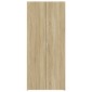 vidaXL Ντουλάπι Sonoma Δρυς 70x42,5x185 εκ. από Επεξεργασμένο Ξύλο