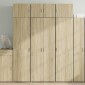 vidaXL Ντουλάπι Sonoma Δρυς 70x42,5x185 εκ. από Επεξεργασμένο Ξύλο