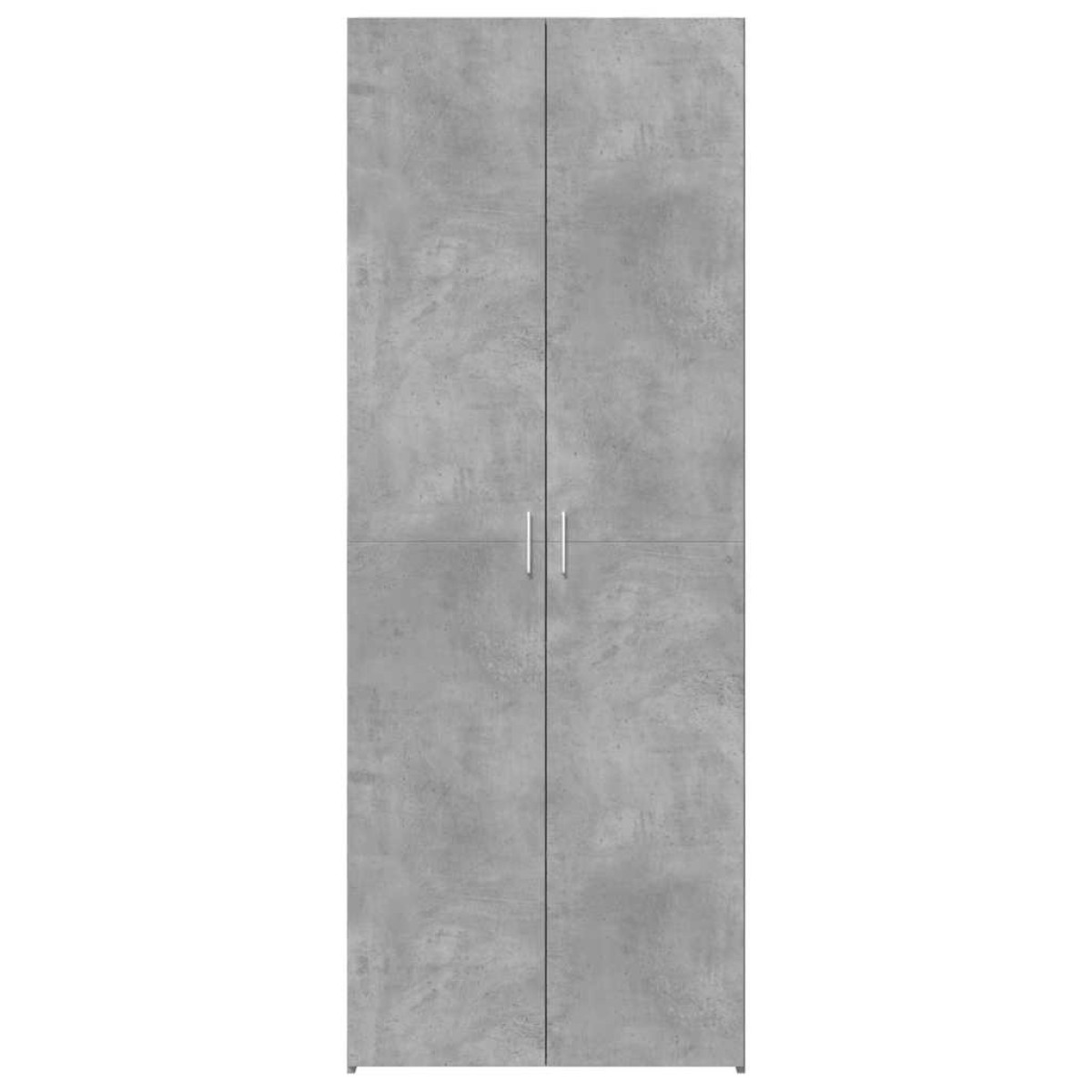 vidaXL Ντουλάπι Γκρι Σκυροδέματος 70x42,5x185 εκ. Επεξεργασμένο Ξύλο