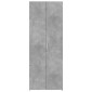 vidaXL Ντουλάπι Γκρι Σκυροδέματος 70x42,5x185 εκ. Επεξεργασμένο Ξύλο