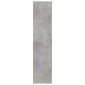 vidaXL Ντουλάπι Γκρι Σκυροδέματος 70x42,5x185 εκ. Επεξεργασμένο Ξύλο