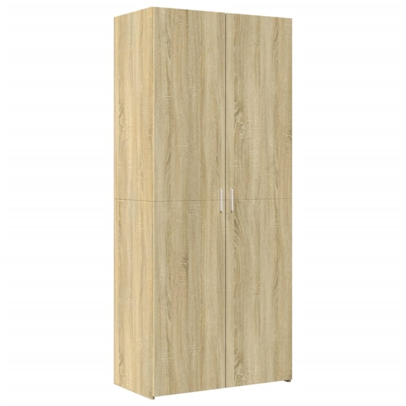 vidaXL Ντουλάπι Sonoma Δρυς 80x42,5x185 εκ. από Επεξεργασμένο Ξύλο