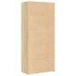 vidaXL Ντουλάπι Sonoma Δρυς 80x42,5x185 εκ. από Επεξεργασμένο Ξύλο