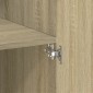 vidaXL Ντουλάπι Sonoma Δρυς 80x42,5x185 εκ. από Επεξεργασμένο Ξύλο