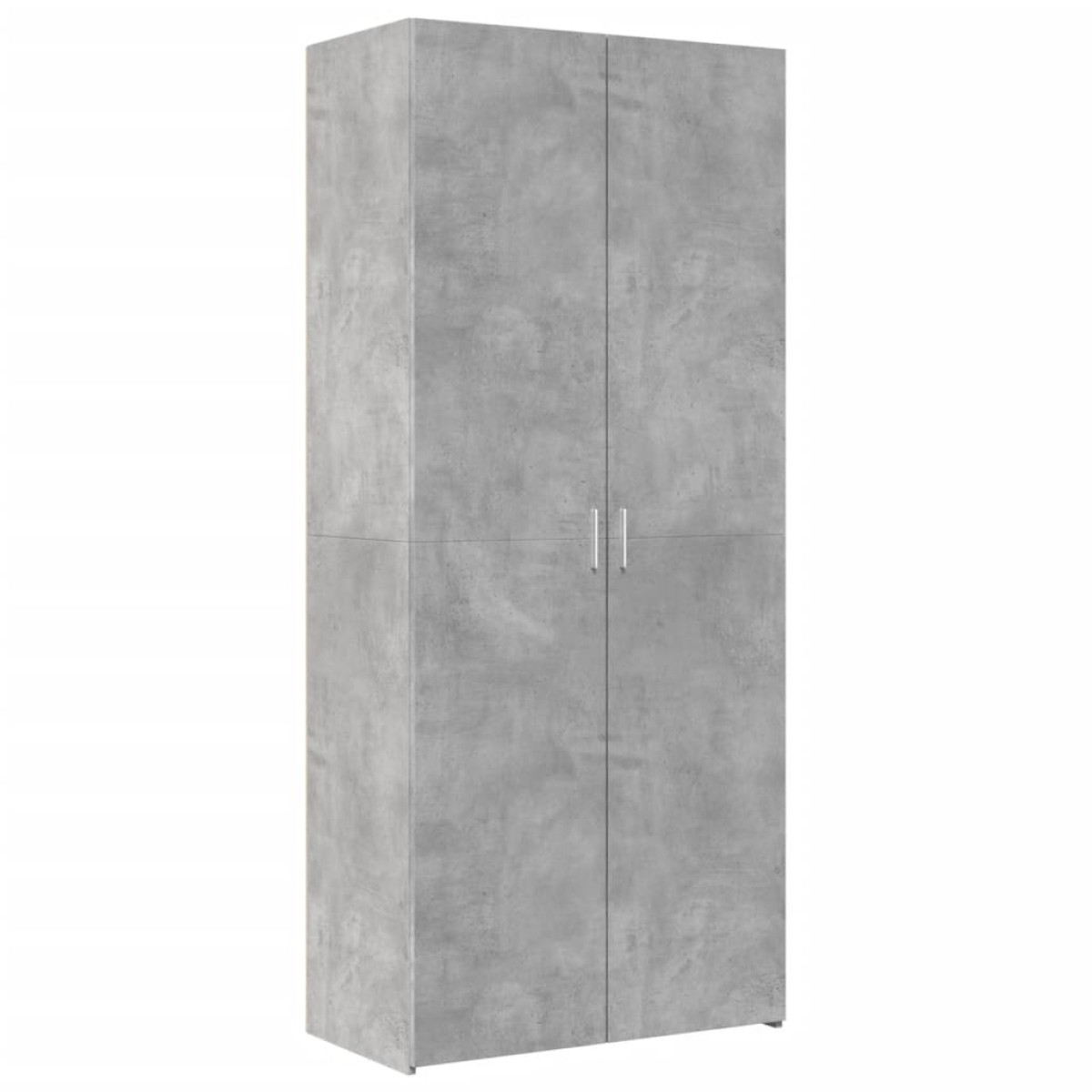 vidaXL Ντουλάπι Γκρι Σκυροδέματος 80x42,5x185 εκ. Επεξεργασμένο Ξύλο