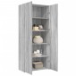 vidaXL Ντουλάπι Γκρι Sonoma 80x42,5x185 εκ. από Επεξεργασμένο Ξύλο