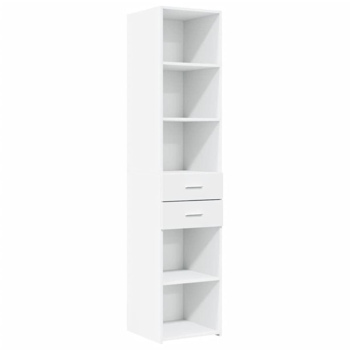 vidaXL Ντουλάπι Λευκό 40x42,5x185 εκ. από Επεξεργασμένο Ξύλο