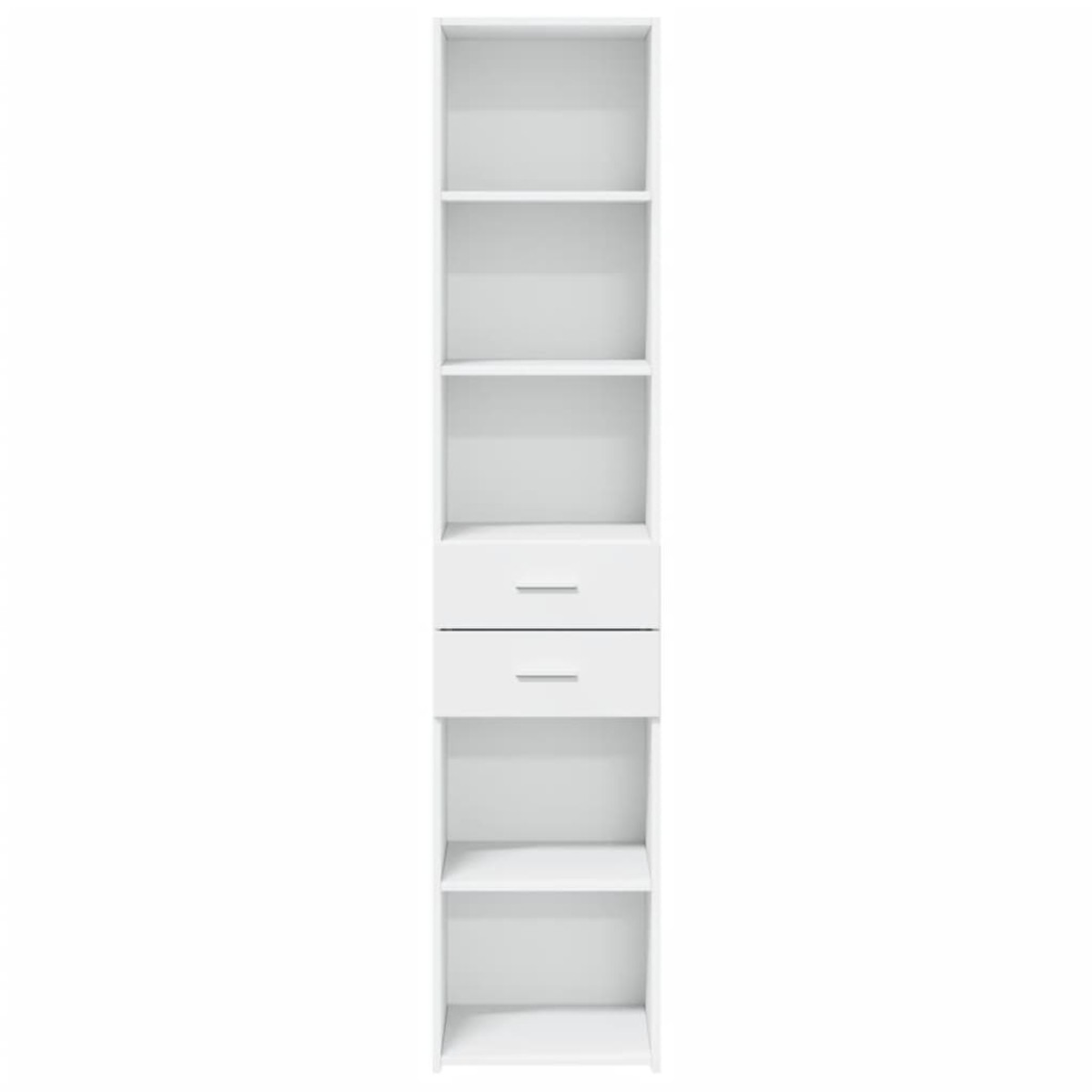 vidaXL Ντουλάπι Λευκό 40x42,5x185 εκ. από Επεξεργασμένο Ξύλο