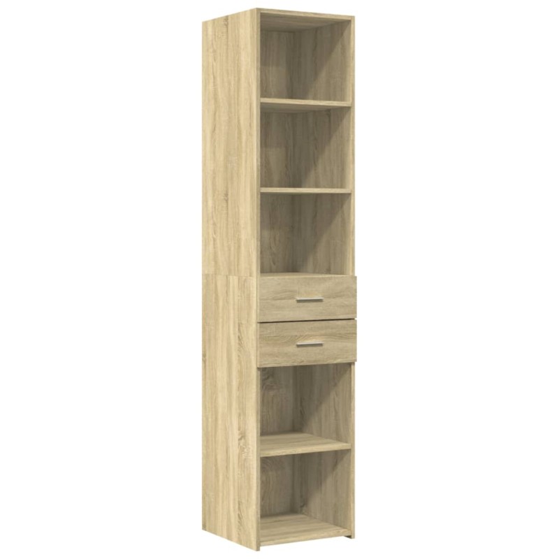 vidaXL Ντουλάπι Sonoma Δρυς 40x42,5x185 εκ. από Επεξεργασμένο Ξύλο
