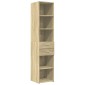 vidaXL Ντουλάπι Sonoma Δρυς 40x42,5x185 εκ. από Επεξεργασμένο Ξύλο