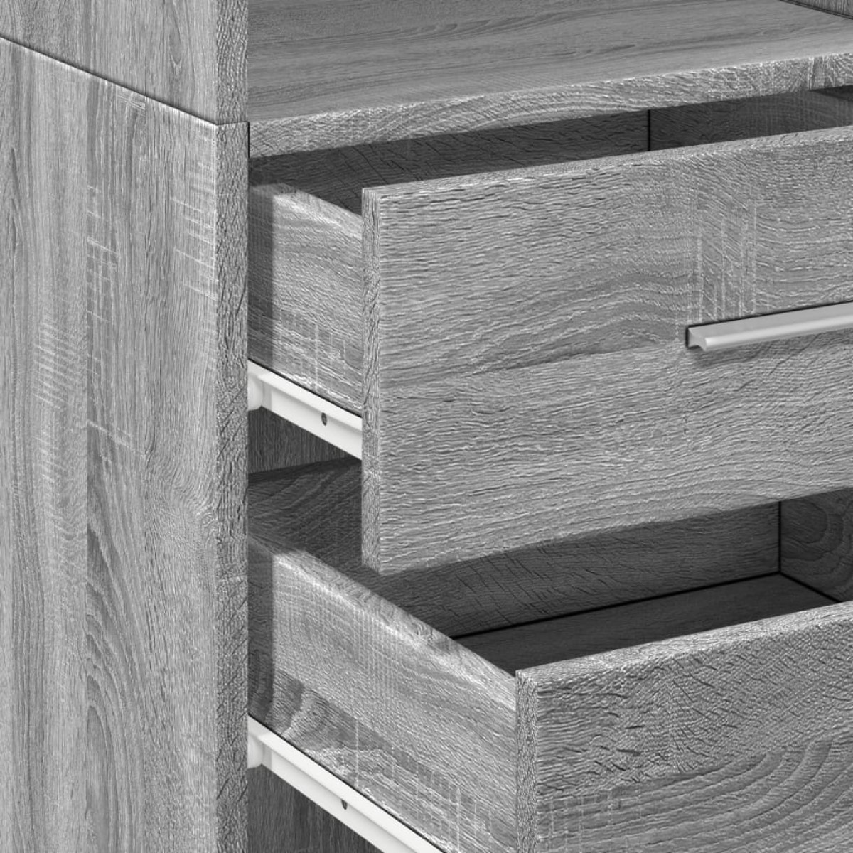 vidaXL Ντουλάπι Γκρι Sonoma 40x42,5x185 εκ. από Επεξεργασμένο Ξύλο