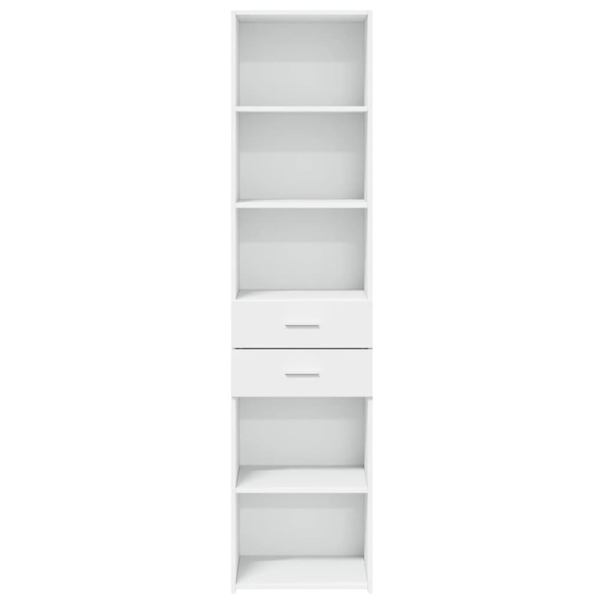 vidaXL Ντουλάπι Λευκό 45x42,5x185 εκ. από Επεξεργασμένο Ξύλο