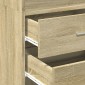 vidaXL Ντουλάπι Sonoma Δρυς 45x42,5x185 εκ. από Επεξεργασμένο Ξύλο