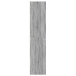 vidaXL Ντουλάπι Γκρι Sonoma 45x42,5x185 εκ. από Επεξεργασμένο Ξύλο