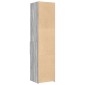 vidaXL Ντουλάπι Γκρι Sonoma 45x42,5x185 εκ. από Επεξεργασμένο Ξύλο