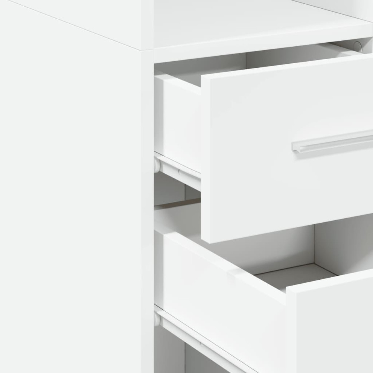 vidaXL Ντουλάπι Λευκό 50x42,5x185 εκ. από Επεξεργασμένο Ξύλο