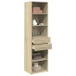 vidaXL Ντουλάπι Sonoma Δρυς 50x42,5x185 εκ. από Επεξεργασμένο Ξύλο