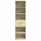 vidaXL Ντουλάπι Sonoma Δρυς 50x42,5x185 εκ. από Επεξεργασμένο Ξύλο