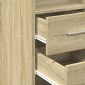 vidaXL Ντουλάπι Sonoma Δρυς 50x42,5x185 εκ. από Επεξεργασμένο Ξύλο