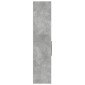 vidaXL Ντουλάπι Γκρι Σκυροδέματος 50x42,5x185 εκ. Επεξεργασμένο Ξύλο