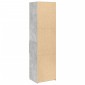 vidaXL Ντουλάπι Γκρι Σκυροδέματος 50x42,5x185 εκ. Επεξεργασμένο Ξύλο