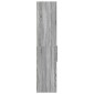 vidaXL Ντουλάπι Γκρι Sonoma 50x42,5x185 εκ. από Επεξεργασμένο Ξύλο