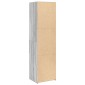 vidaXL Ντουλάπι Γκρι Sonoma 50x42,5x185 εκ. από Επεξεργασμένο Ξύλο