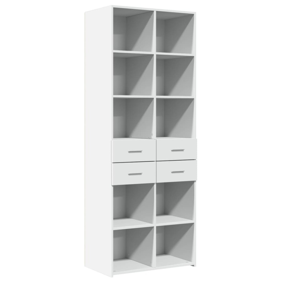 vidaXL Ντουλάπι Λευκό 70x42,5x185 εκ. Επεξεργασμένο Ξύλο