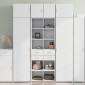 vidaXL Ντουλάπι Λευκό 70x42,5x185 εκ. Επεξεργασμένο Ξύλο