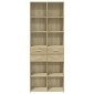 vidaXL Ντουλάπι Sonoma Δρυς 70x42,5x185 εκ. από Επεξεργασμένο Ξύλο