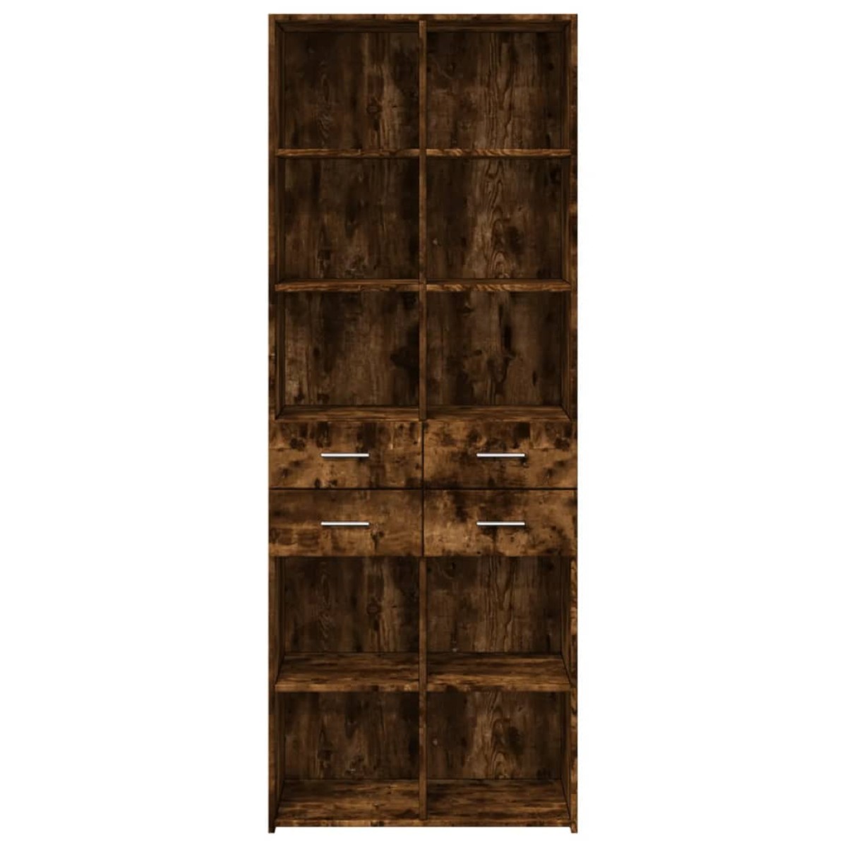 vidaXL Ντουλάπα Καπνιστή Δρυς 70x42,5x185 εκ. από Επεξεργασμένο Ξύλο