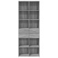 vidaXL Ντουλάπι Γκρι Sonoma 70x42,5x185 εκ. από Επεξεργασμένο Ξύλο