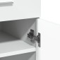 vidaXL Ντουλάπι Λευκή 80x42,5x93 εκ. από Επεξεργασμένο Ξύλο