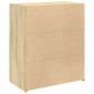 vidaXL Ντουλάπι Sonoma Δρυς 80x42,5x93 εκ. από Επεξεργασμένο Ξύλο