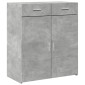 vidaXL Ντουλάπι Γκρι Σκυροδέματος 80x42,5x93 εκ. Επεξεργασμένο Ξύλο