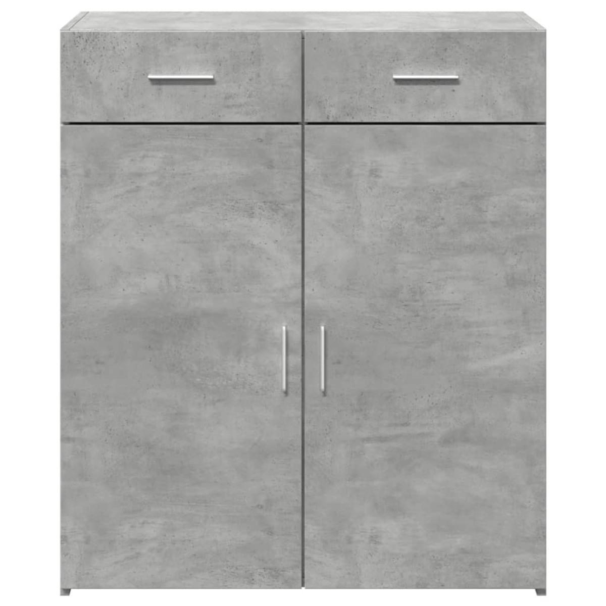 vidaXL Ντουλάπι Γκρι Σκυροδέματος 80x42,5x93 εκ. Επεξεργασμένο Ξύλο