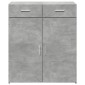 vidaXL Ντουλάπι Γκρι Σκυροδέματος 80x42,5x93 εκ. Επεξεργασμένο Ξύλο