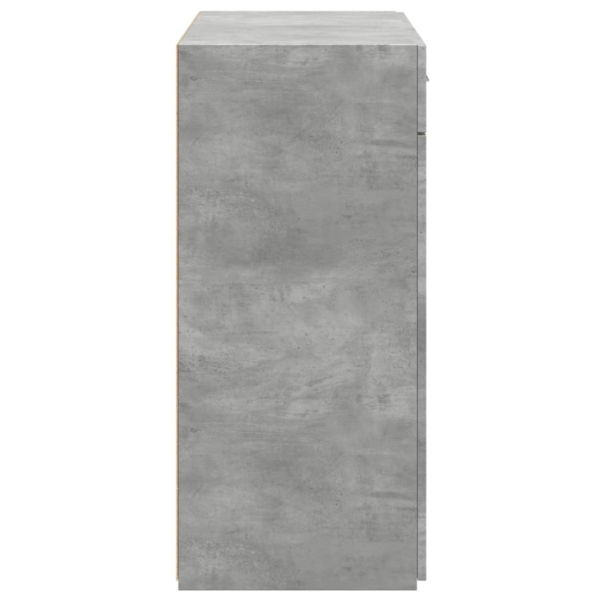 vidaXL Ντουλάπι Γκρι Σκυροδέματος 80x42,5x93 εκ. Επεξεργασμένο Ξύλο